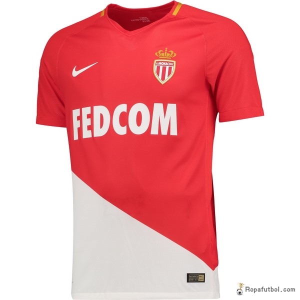 Camiseta AS Monaco Replica Primera Ropa 2017/18